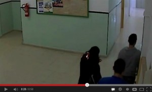 Captura de Video del momento donde ocurrió el suceso